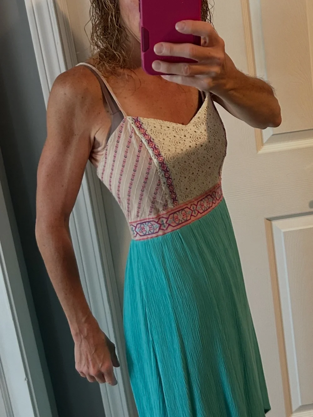 No tags flowy teal